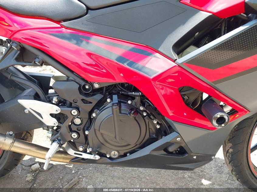 2025 Kawasaki Ex500 VIN: ML5EXGG11SDA66610 Lot: 45466331