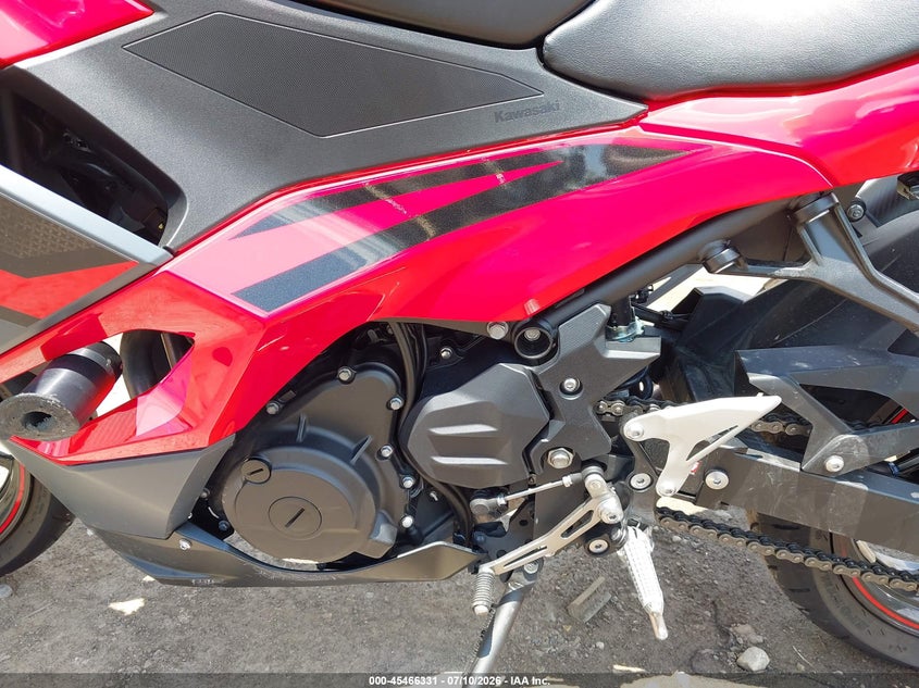 2025 Kawasaki Ex500 VIN: ML5EXGG11SDA66610 Lot: 45466331