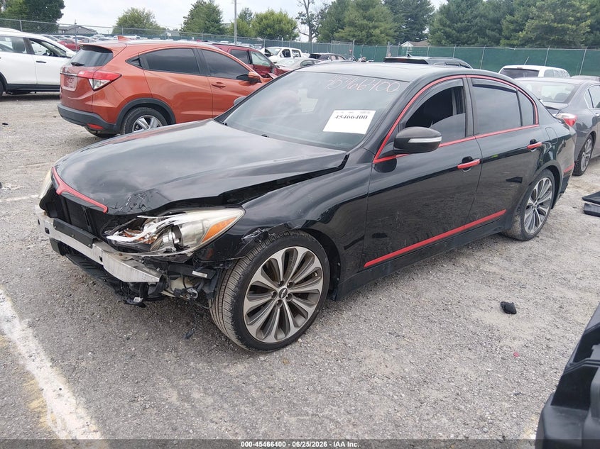 Vin: kmhgc4dhxeu265260, lot: 45964537, hyundai genesis 5.0 r-spec 20142