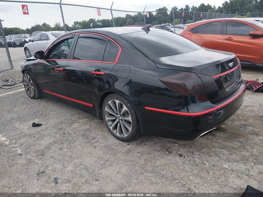 Vin: kmhgc4dhxeu265260, lot: 45964537, hyundai genesis 5.0 r-spec 20143