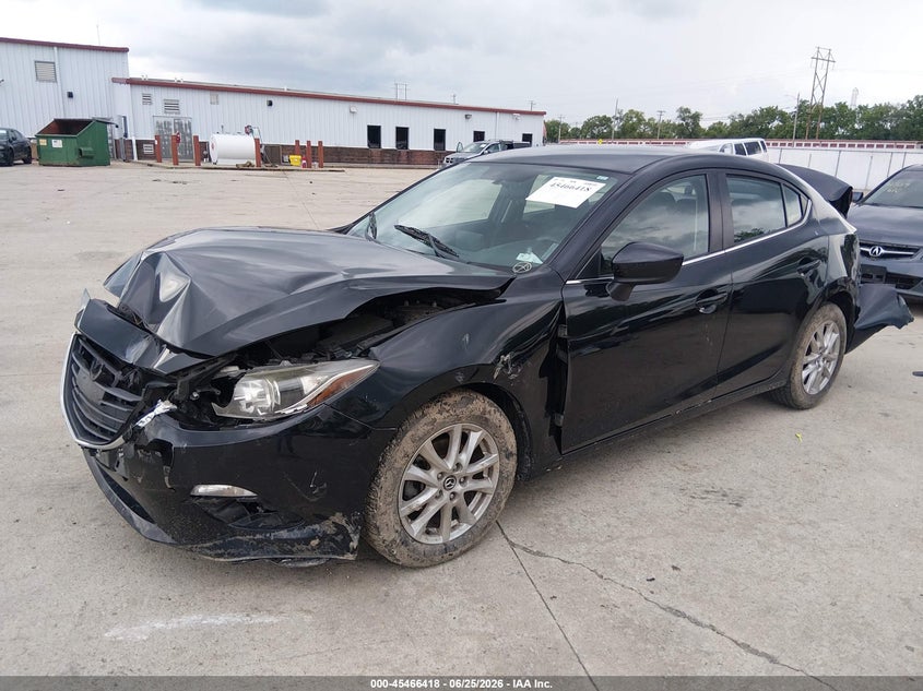 Vin: jm1bm1u74g1307072, lot: 45964555, mazda mazda3 i sport 20162