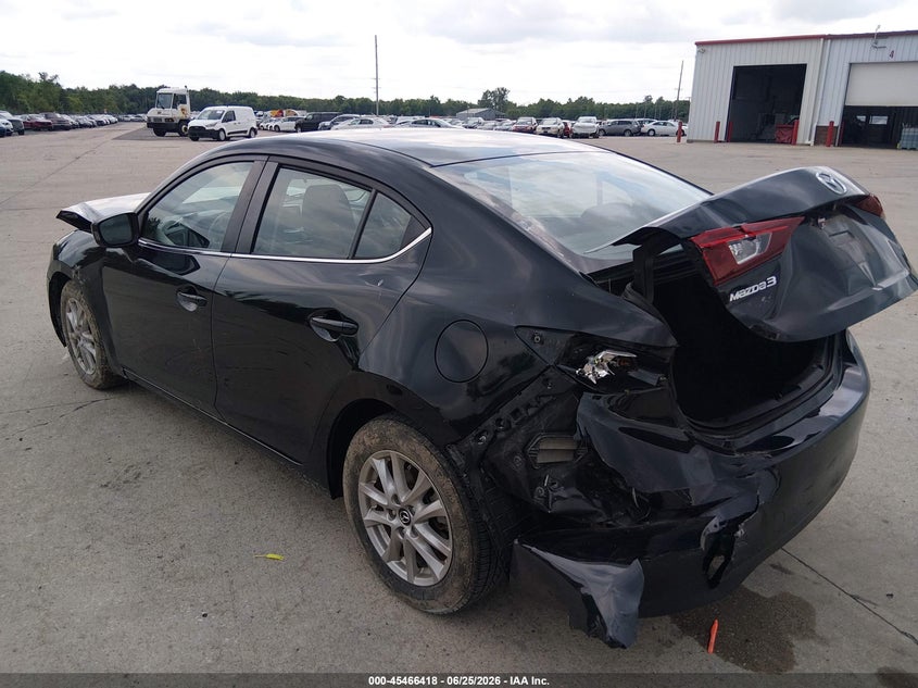 Vin: jm1bm1u74g1307072, lot: 45964555, mazda mazda3 i sport 20163