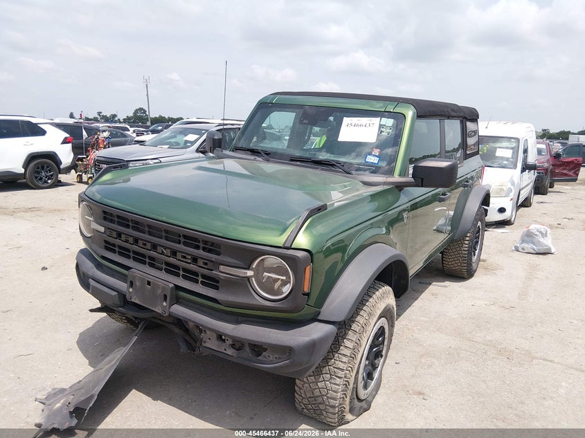 2022 Ford Bronco, Front End, IAAI, VIN 1FMDE5DHXNLB15500 — photo 2