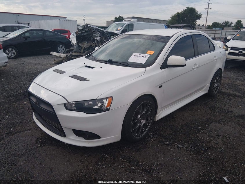 Vin: ja32v6fv7eu000205, lot: 45964603, mitsubishi lancer ralliart 20142