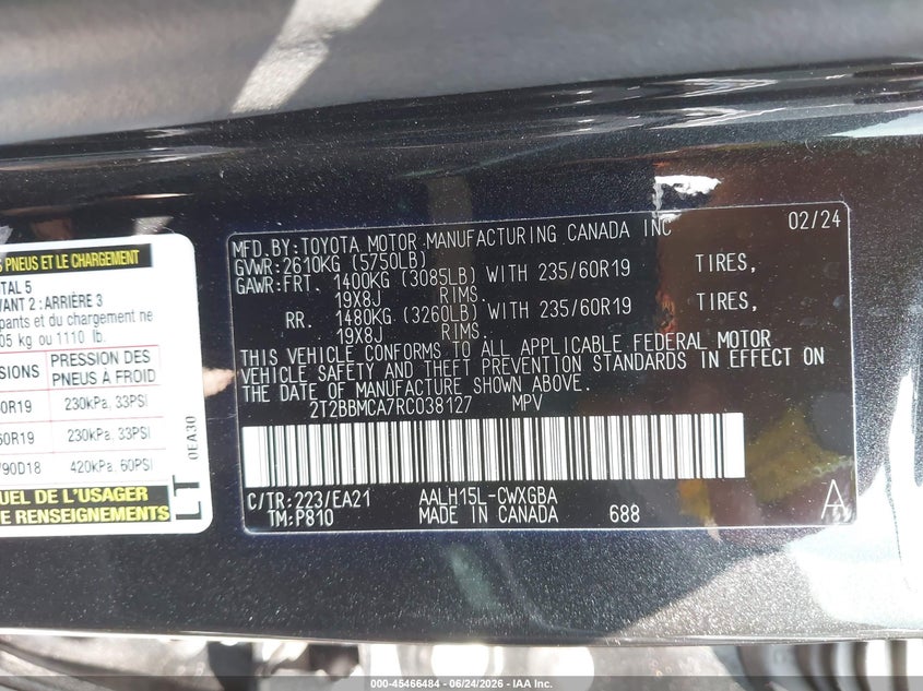 2024 LEXUS RX 350H PREMIUM — Photo 9