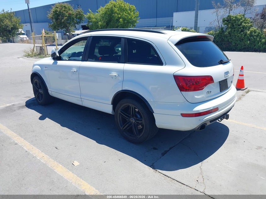 Vin: wa1dgafe9fd013332, lot: 45964686, audi q7 3.0t s line prestige 20153