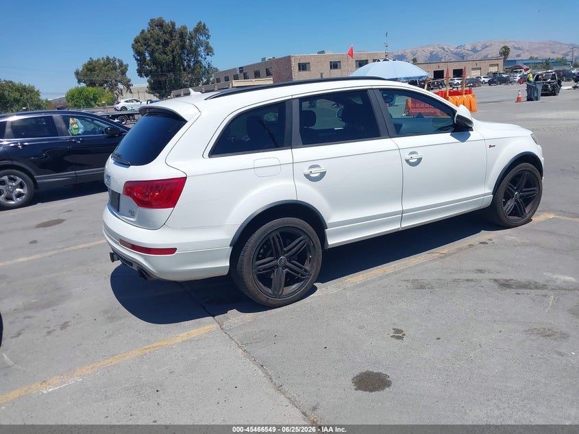 Vin: wa1dgafe9fd013332, lot: 45964686, audi q7 3.0t s line prestige 20154
