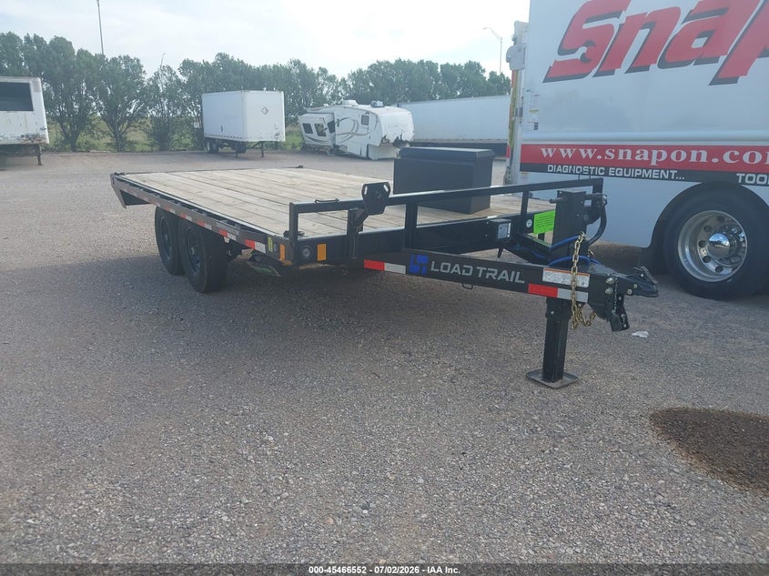 2026 LOAD TRAIL 16' DECKOVER FLATBED TRAILER auction photo 1