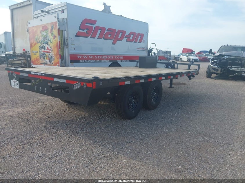 2026 LOAD TRAIL 16' DECKOVER FLATBED TRAILER auction photo 4