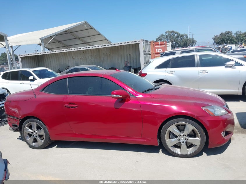 LEXUS IS 350C 2010 VIN JTHFE2C25A2503113