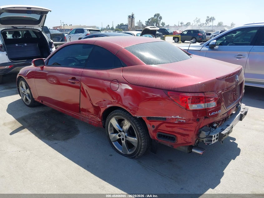 Vin: jthfe2c25a2503113, lot: 45964702, lexus is 350c 20103