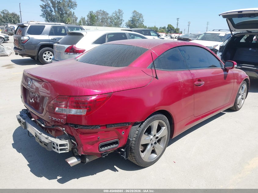 Vin: jthfe2c25a2503113, lot: 45964702, lexus is 350c 20104