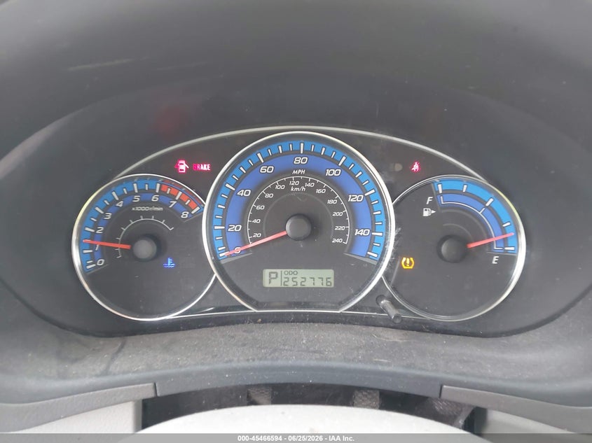 2009 SUBARU FORESTER SPORT UTILITY VEHICLE 2.5L H-4 VVT, 170HP