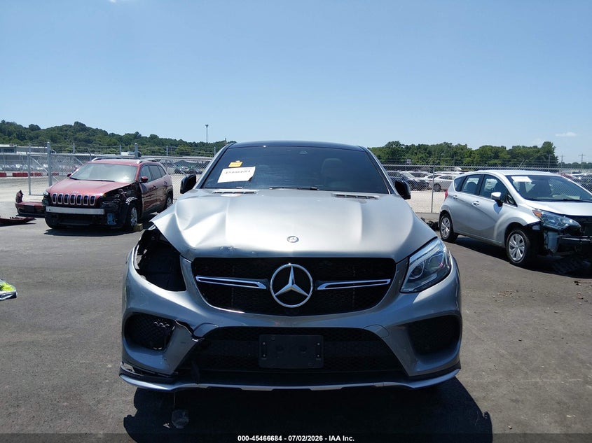 2016 Mercedes-Benz Gle 450 Amg Coupe 4Matic VIN: 4JGED6EB2GA031273 Lot: 45466684