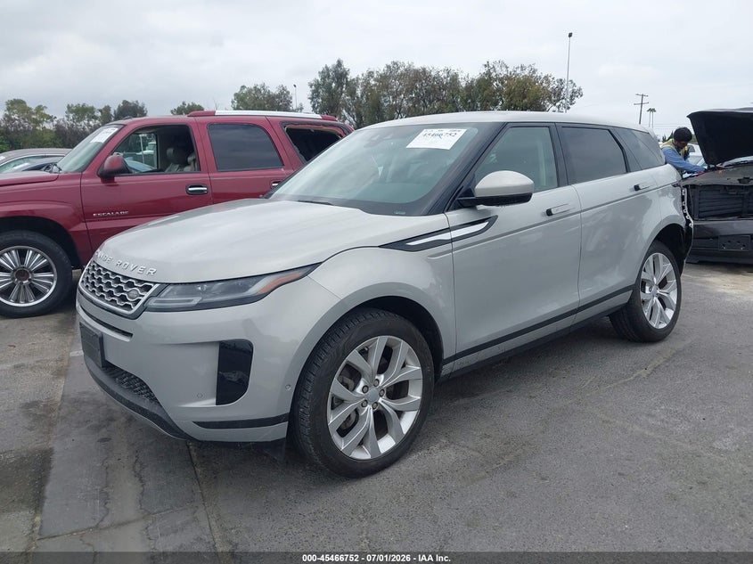 Vin: salzp2fx7lh099854, lot: 45964889, land rover range rover evoque se 20202