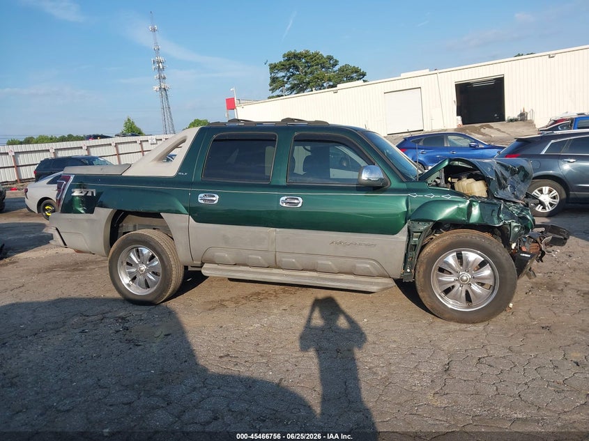 2002 Chevrolet Avalanche 1500 VIN: 3GNEK13TX2G356828 Lot: 45466756
