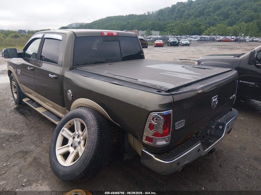 Vin: 1c6rd7pt0cs174672, lot: 45964935, ram 1500 laramie longhorn 20123