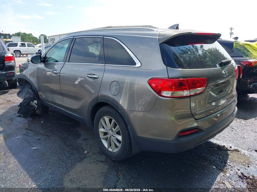 Vin: 5xypg4a39gg019452, lot: 45964967, kia sorento 2.4l lx 20163