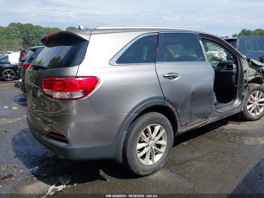 Vin: 5xypg4a39gg019452, lot: 45964967, kia sorento 2.4l lx 20164