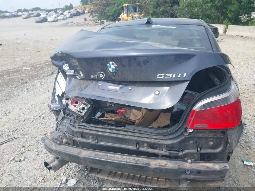 BMW 530I 2005 VIN WBANA73545CR57527