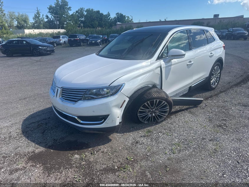 Vin: 2lmtj8lr1gbl34923, lot: 45965126, lincoln mkx reserve 20162