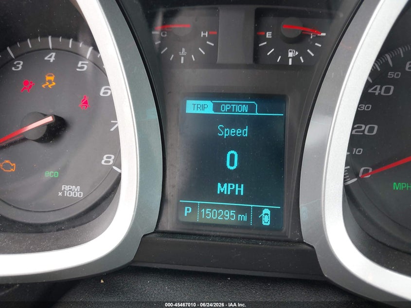 2013 CHEVROLET EQUINOX SPORT UTILITY VEHICLE 2.4L I-4 DI, DOHC, VVT, 182HP