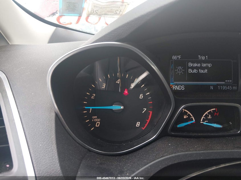 2013 FORD ESCAPE SPORT UTILITY VEHICLE 1.6L I-4 DI, DOHC, VVT, TURBO, 173HP