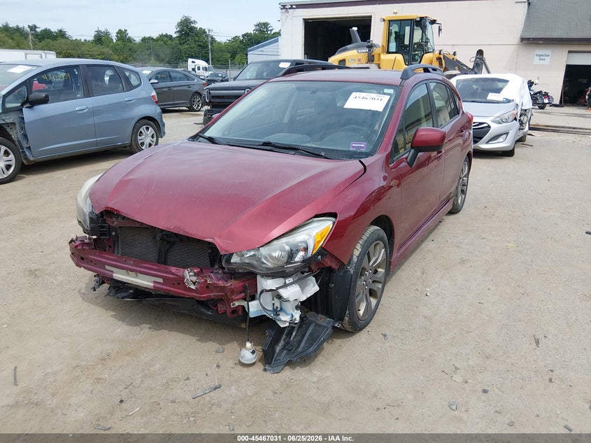 Vin: jf1gpal66e8222850, lot: 45965168, subaru impreza 2.0i sport premium 20142