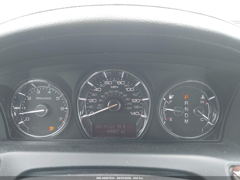 2010 LINCOLN MKS auction photo 7