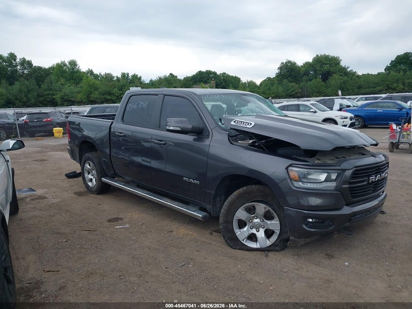 2021 Ram 1500 Big Horn 4x4 5'7 Box VIN 1C6SRFFT8MN765265