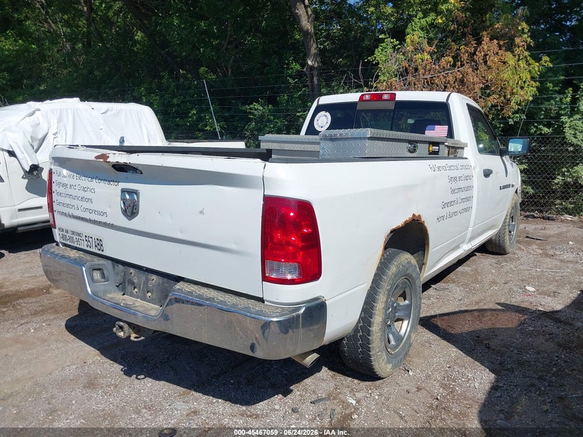 Vin: 3c6jd6dt0cg101353, lot: 45965196, ram 1500 tradesman 20124
