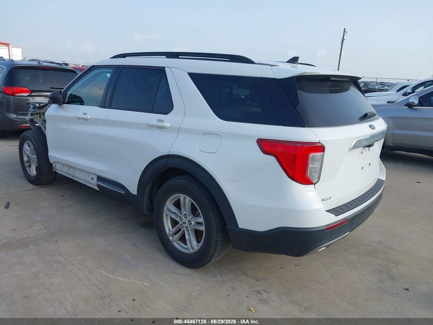 Vin: 1fmsk8dh4pga86315, lot: 45965263, ford explorer xlt 20233