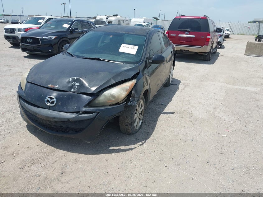 Vin: jm1bl1vf8b1449927, lot: 45965390, mazda mazda3 i touring 20112