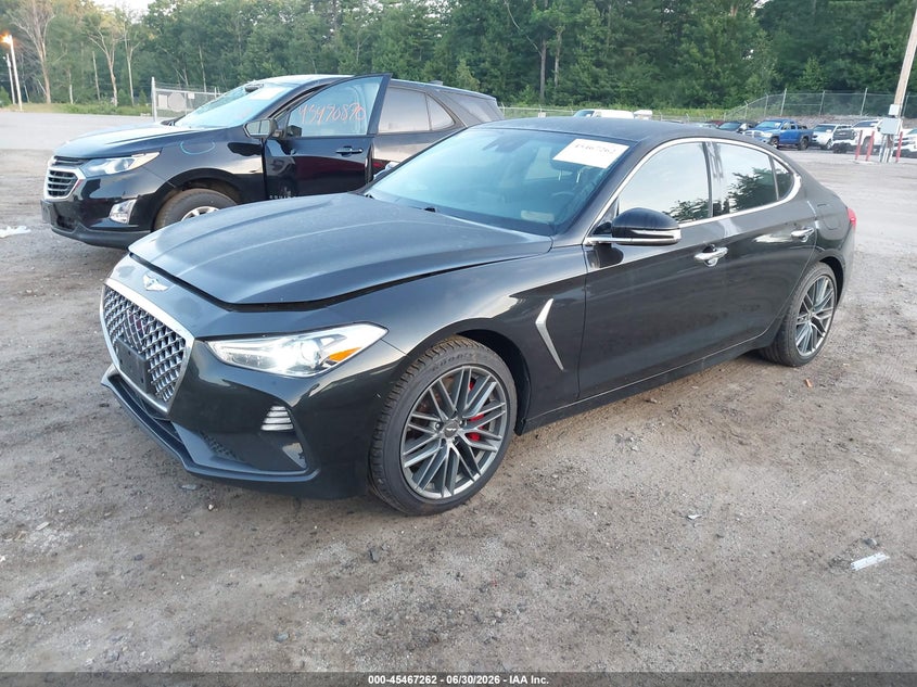 Vin: kmtg54le7ku022976, lot: 45965399, genesis g70 3.3t advanced 20192