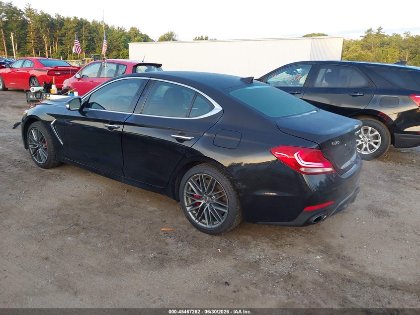 Vin: kmtg54le7ku022976, lot: 45965399, genesis g70 3.3t advanced 20193
