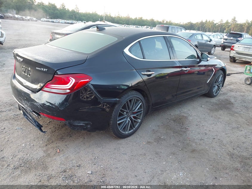 Vin: kmtg54le7ku022976, lot: 45965399, genesis g70 3.3t advanced 20194