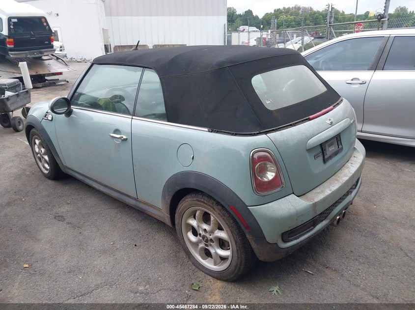 Vin: wmwzp3c5xdt297260, lot: 45965421, mini convertible cooper s 20133