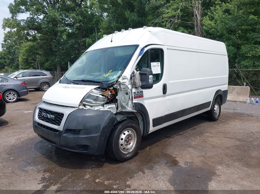 Vin: 3c6trvdg5le103635, lot: 45965427, ram promaster 2500 high roof 159 wb 20202