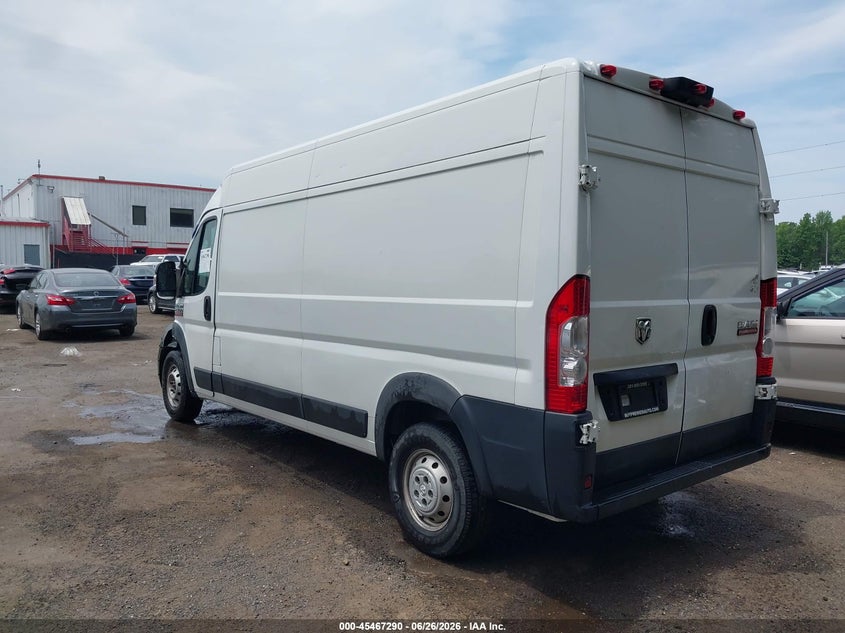 Vin: 3c6trvdg5le103635, lot: 45965427, ram promaster 2500 high roof 159 wb 20203