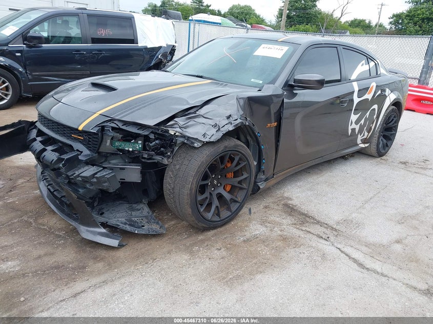 Vin: 2c3cdxgj1nh204127, lot: 45965447, dodge charger scat pack widebody 20222