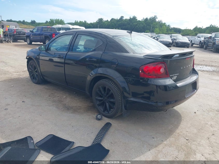 Vin: 1c3cdzcg5en138467, lot: 45965453, dodge avenger sxt 20143