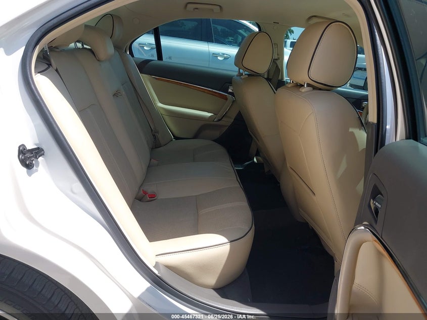2012 LINCOLN MKZ SEDAN 3.5L V-6 DOHC, VVT, 263HP