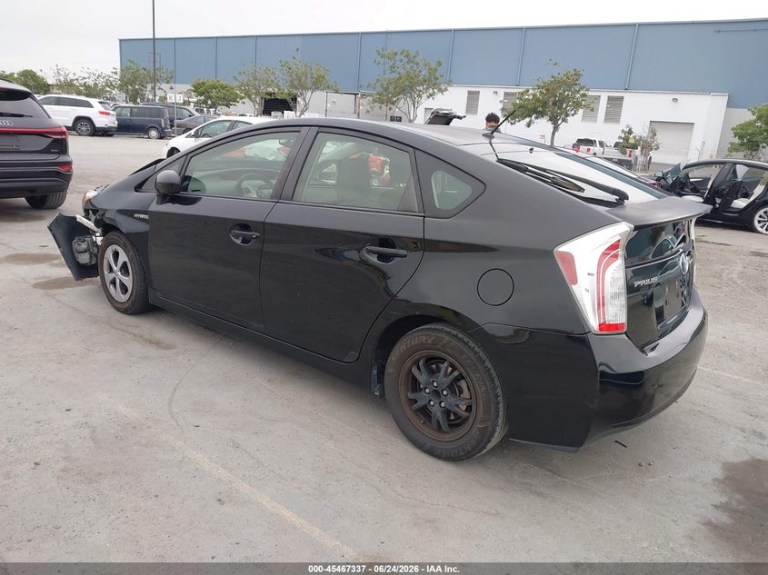 2012 TOYOTA PRIUS HATCHBACK 1.8L I-4 DOHC, VVT, 98HP
