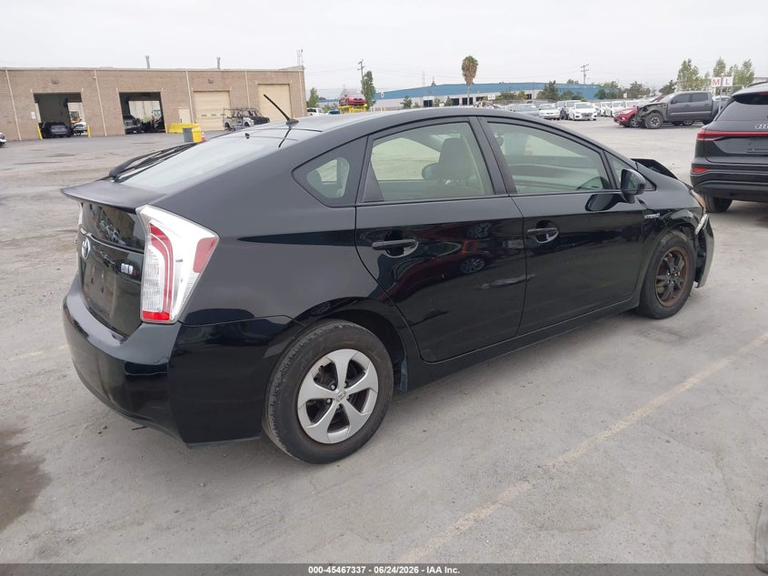 2012 TOYOTA PRIUS HATCHBACK 1.8L I-4 DOHC, VVT, 98HP