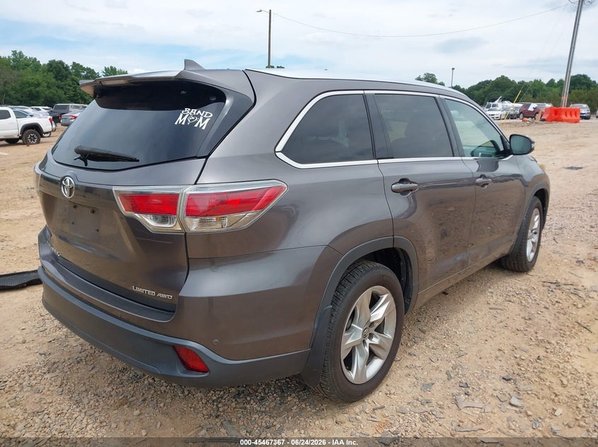 Vin: 5tddkrfhxgs248213, lot: 45965503, toyota highlander limited v6 20164