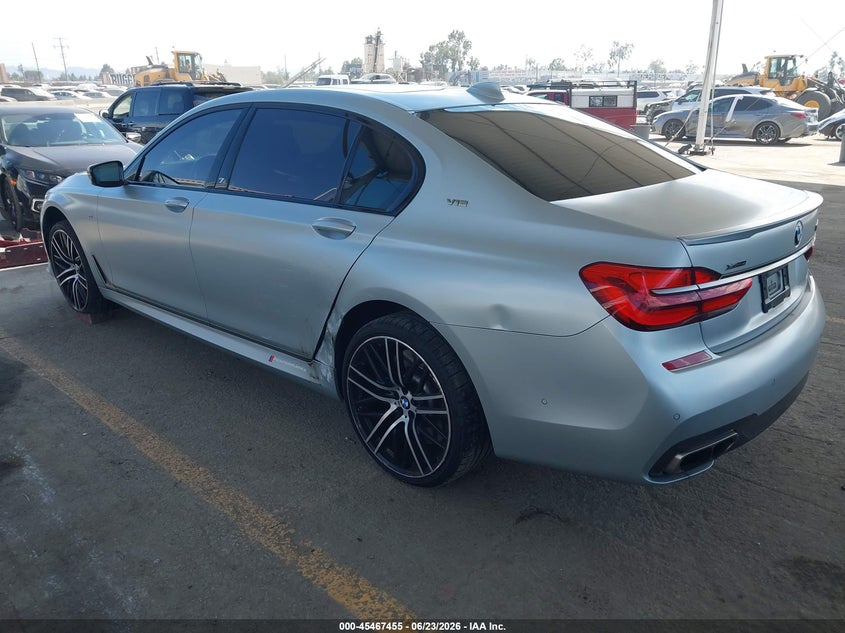 Vin: wba7h6c52jg614930, lot: 45965592, bmw m760i xdrive 20183