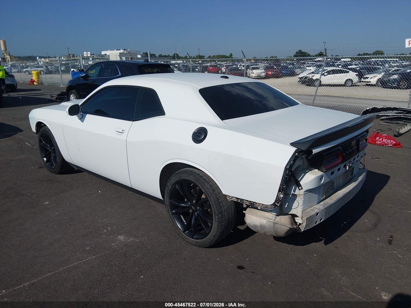 Vin: 2c3cdzagxjh251580, lot: 45965659, dodge challenger sxt 20183
