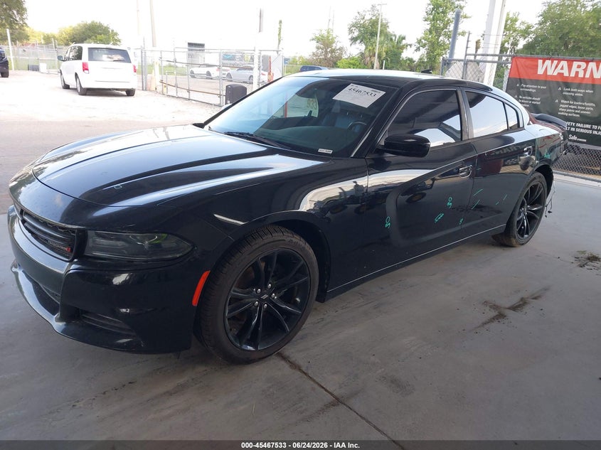2018 Dodge Charger, Левый зад, IAAI, VIN 2C3CDXHG7JH200631 — фото 2
