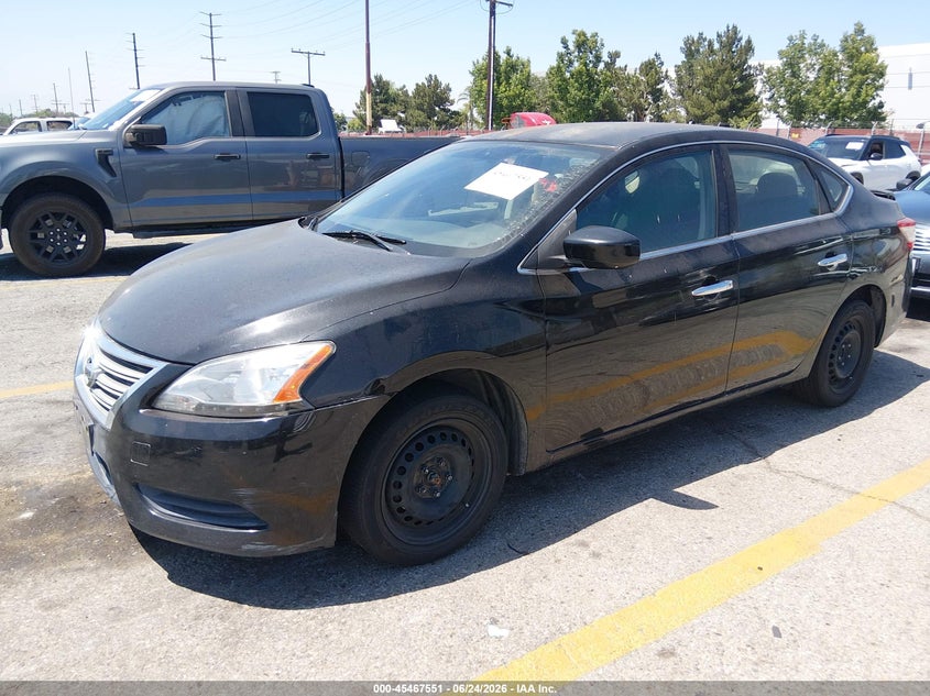 2014 Nissan Sentra S 3N1AB7AP7EY253013 photo 1