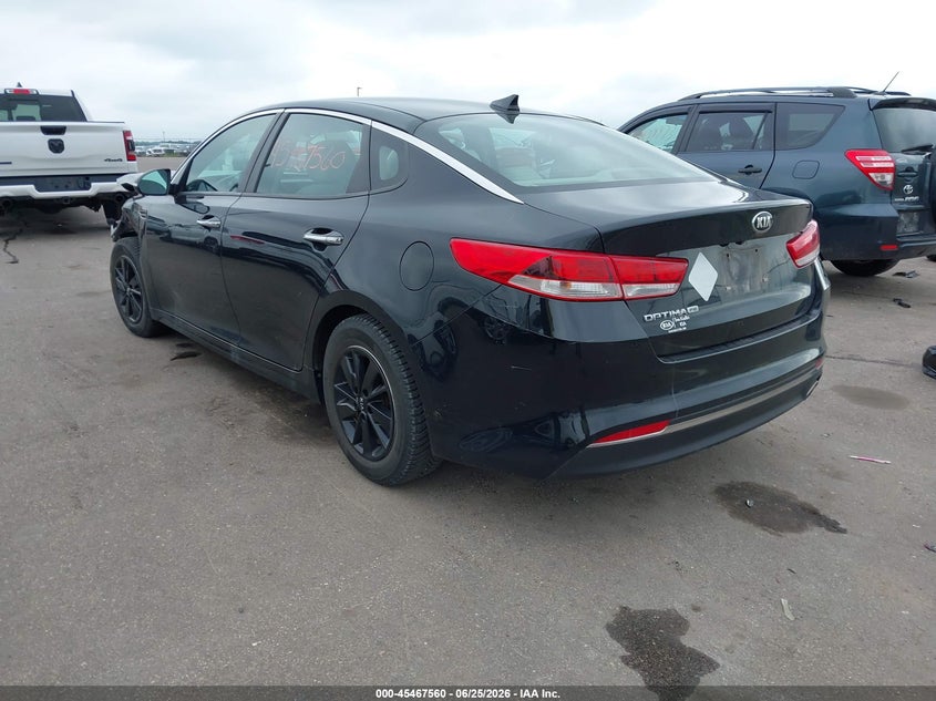 Vin: 5xxgt4l31hg156643, lot: 45965697, kia optima lx 20173